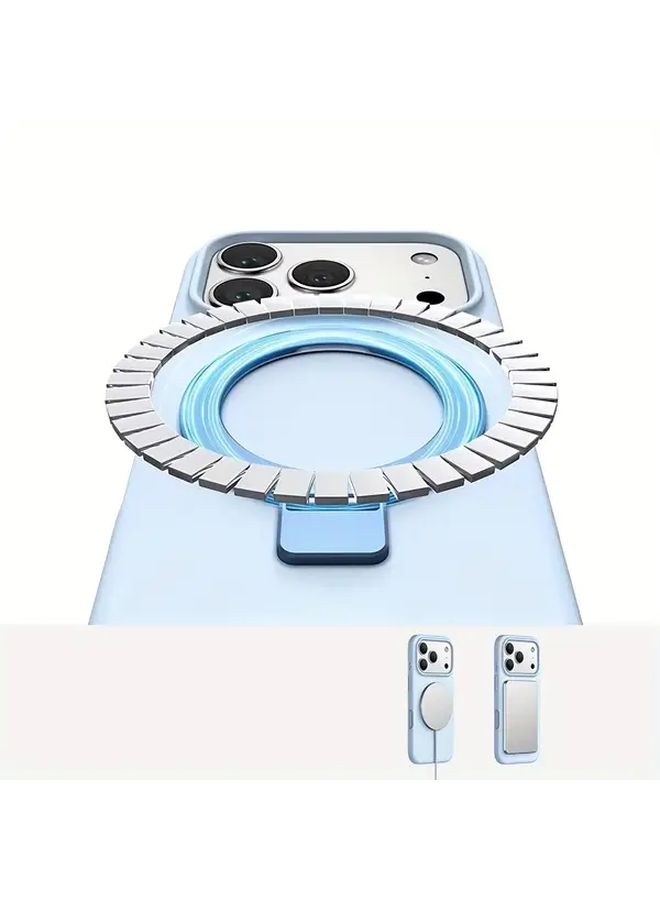 Green Magnetic Ring Holder Case For iPhone 14 Wireless Charging Compatible With Ring Stand - Image 3