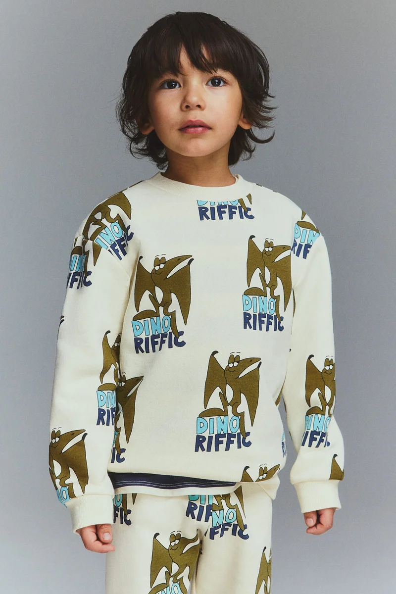 اتش اند ام بلوزة من القطن السميك