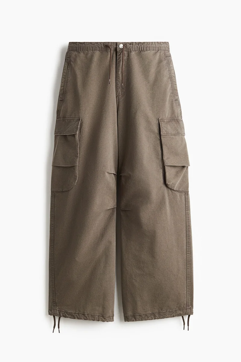 H&M  Loose Fit Washed cargo trousers for Men | Best Price UAE
