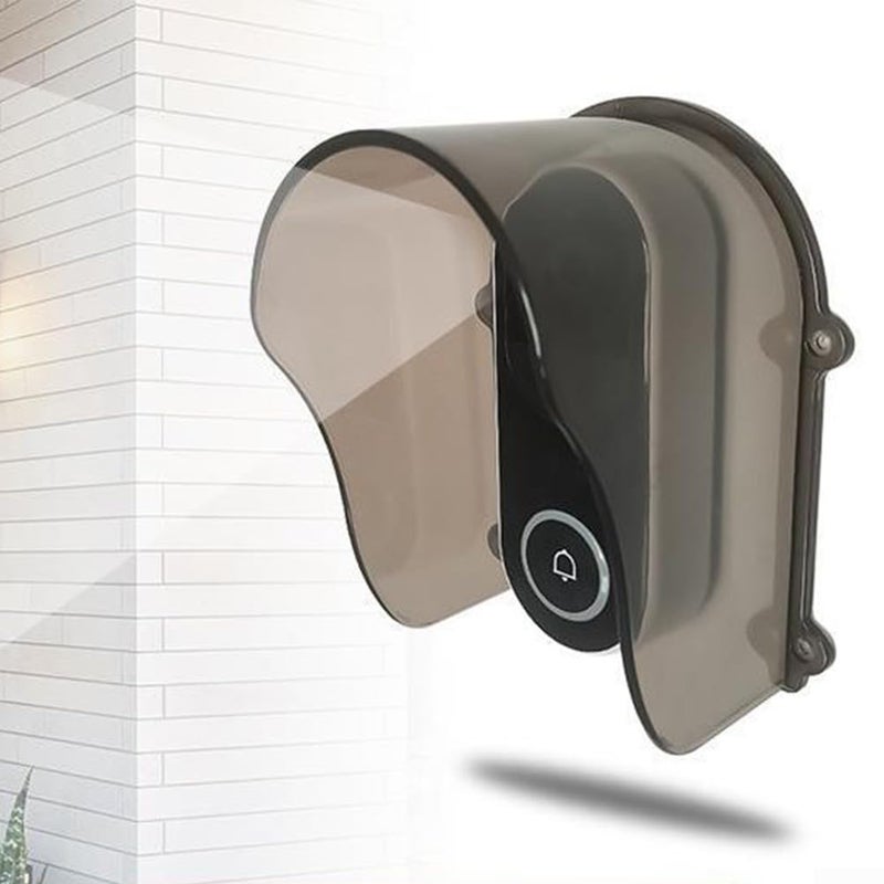 Weatherproof PC Keypad Cover For Outdoor Doorbells And Locks Clear 105mm Wide - Image 3