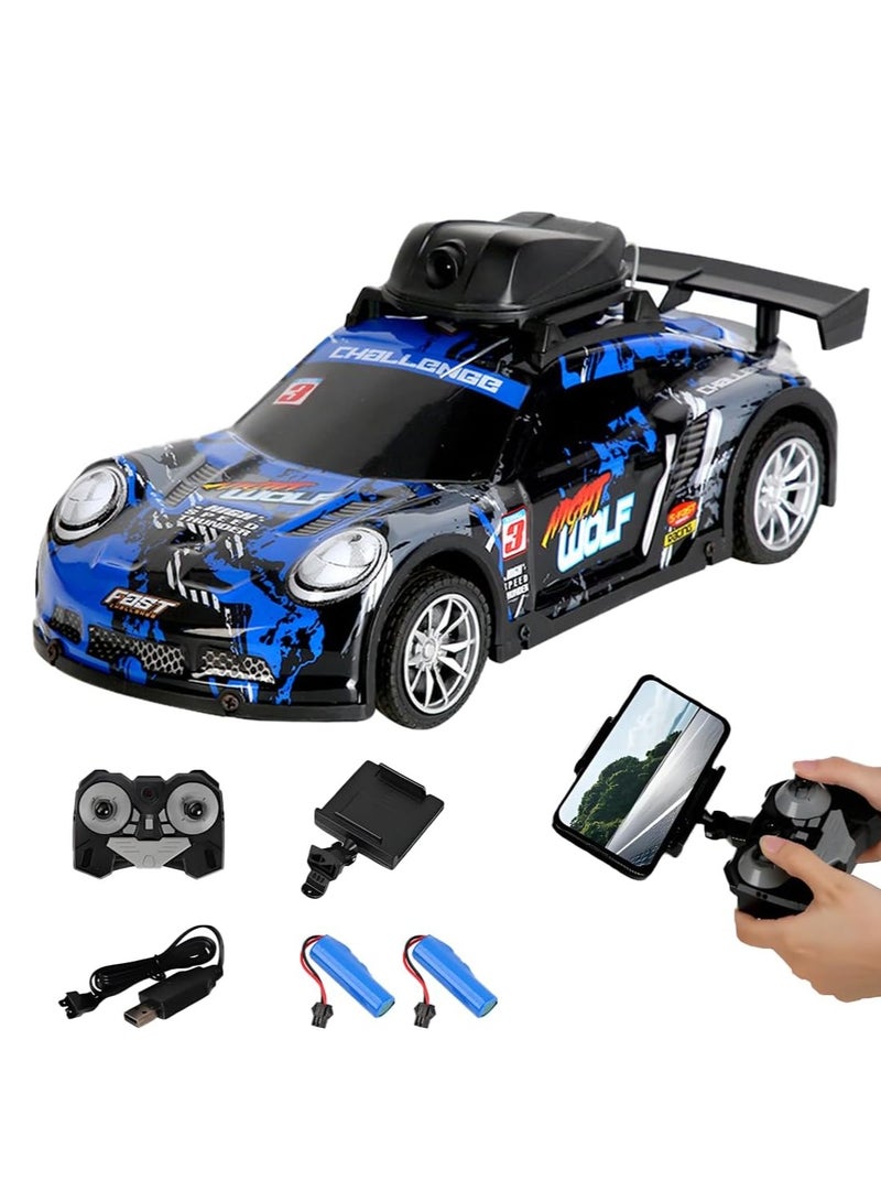 Y&D Mini RC Drift Car, 2.4G 4CH Remote Control Car with LED Lights and HD Camera, Electric RTR Racing Cars for Adult and Kids - Image 1