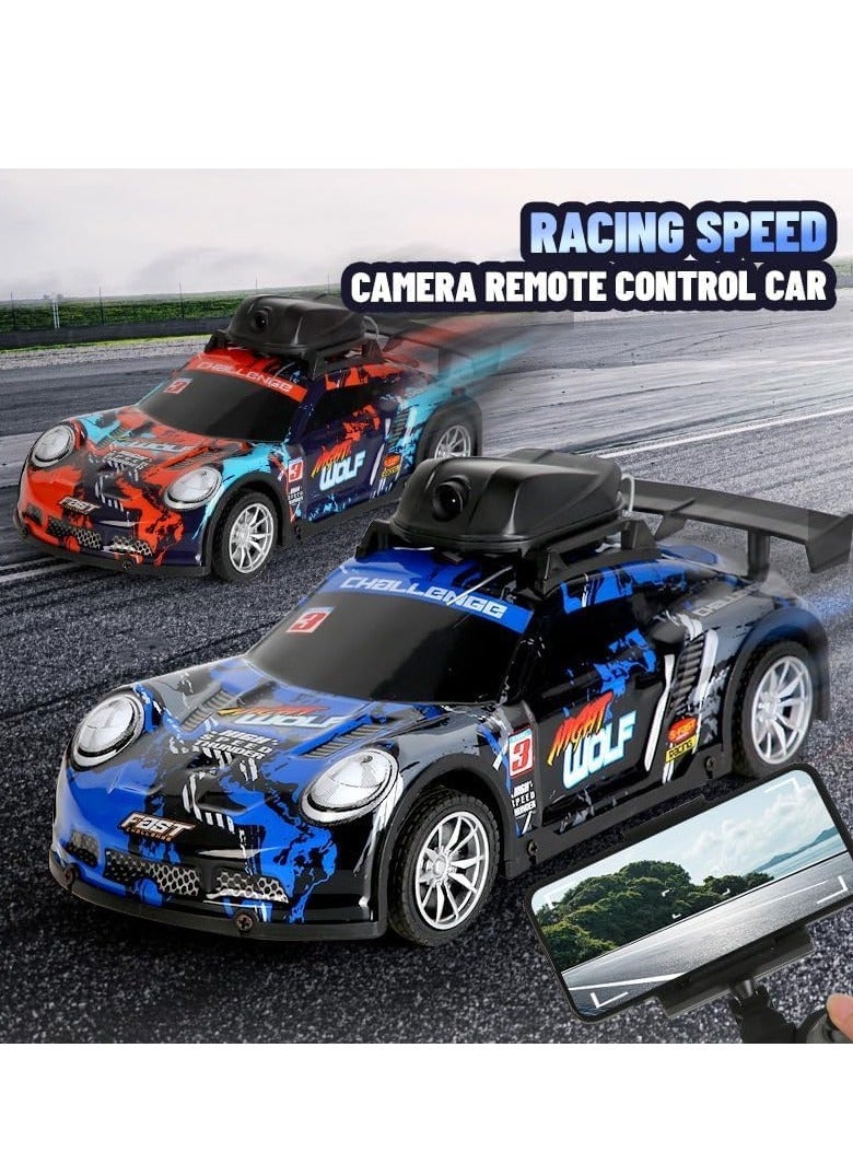 Y&D Mini RC Drift Car, 2.4G 4CH Remote Control Car with LED Lights and HD Camera, Electric RTR Racing Cars for Adult and Kids - Image 4