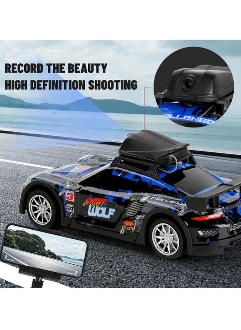 Y&D Mini RC Drift Car, 2.4G 4CH Remote Control Car with LED Lights and HD Camera, Electric RTR Racing Cars for Adult and Kids - Image 5