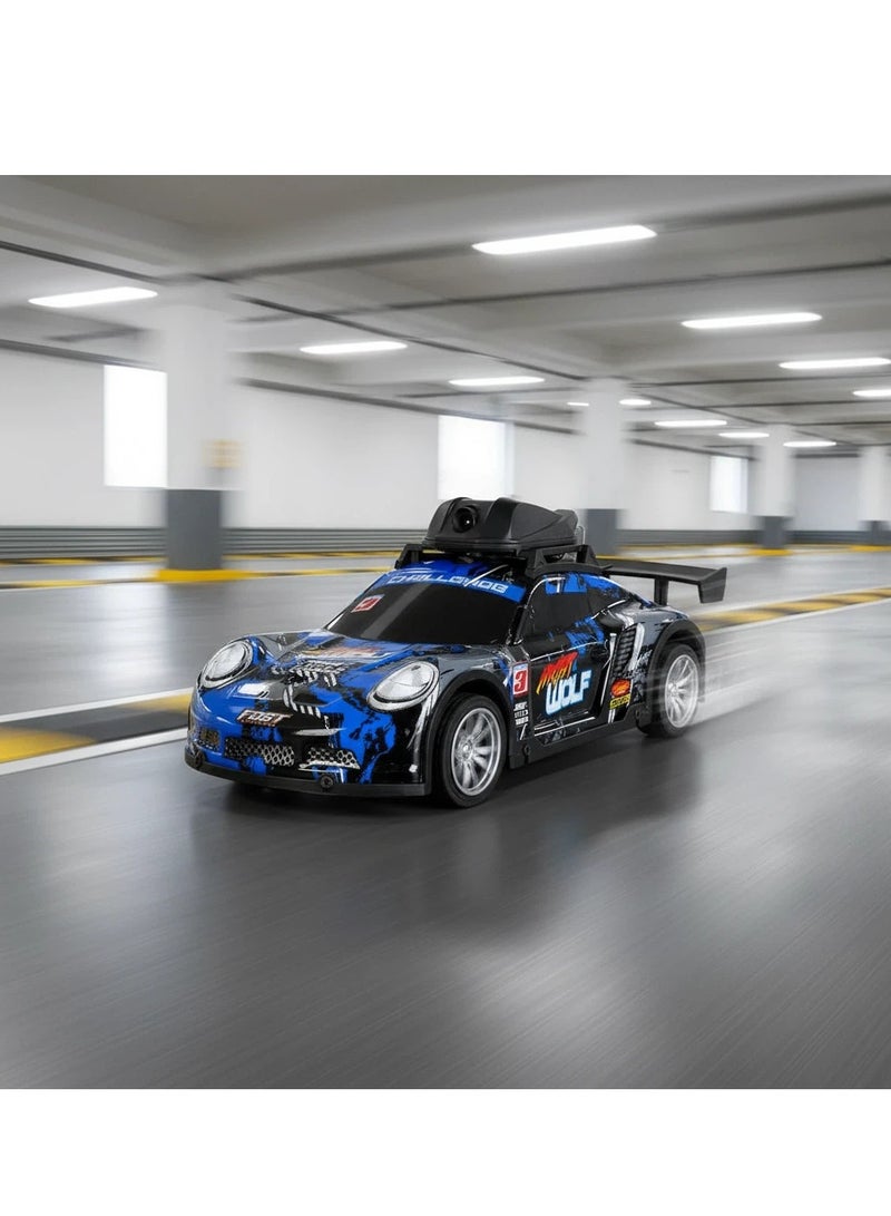 واي آند دي سيارة دريفت صغيرة تعمل بالريموت كنترول، سيارة 2.4G 4CH للتحكم عن بعد مزودة بأضواء LED وكاميرا عالية الدقة، سيارات سباق RTR كهربائية للكبار والصغار - Image 1