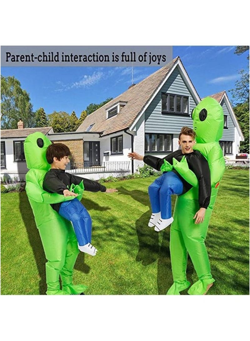YelaJoy Kids Inflatable Alien Costume, Blow Up Alien Outfit for Children, Halloween Costumes for Kids, One Size  - Image 3