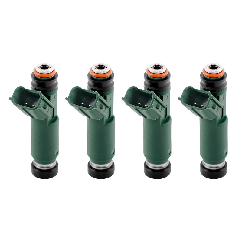 Gledewen Fuel Injector 12 Holes 4Pcs 18L L4 Gas DOHC for 20002005 Toyota Celica MR2 Spyder 20002004 Corolla 0306 Matrix 0002 Chevy Prizm 0306 Pontiac Vibe Replace 232500D040 2325022040 FJ415 - Image 2