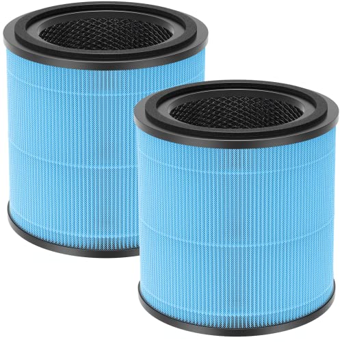 Caehomly AP0601 Replacement Filters Compatible with AIRTOK Air Puri-fier, 4-in-1 H13 True HEPA Filters, High-Efficiency Activated Carbon Filter, AP0601-RF 2 Pack - Image 1