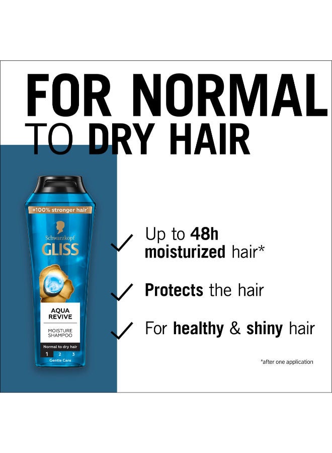 Schwarzkopf Gliss Shampoo Aqua Revive 250 ml - Image 3