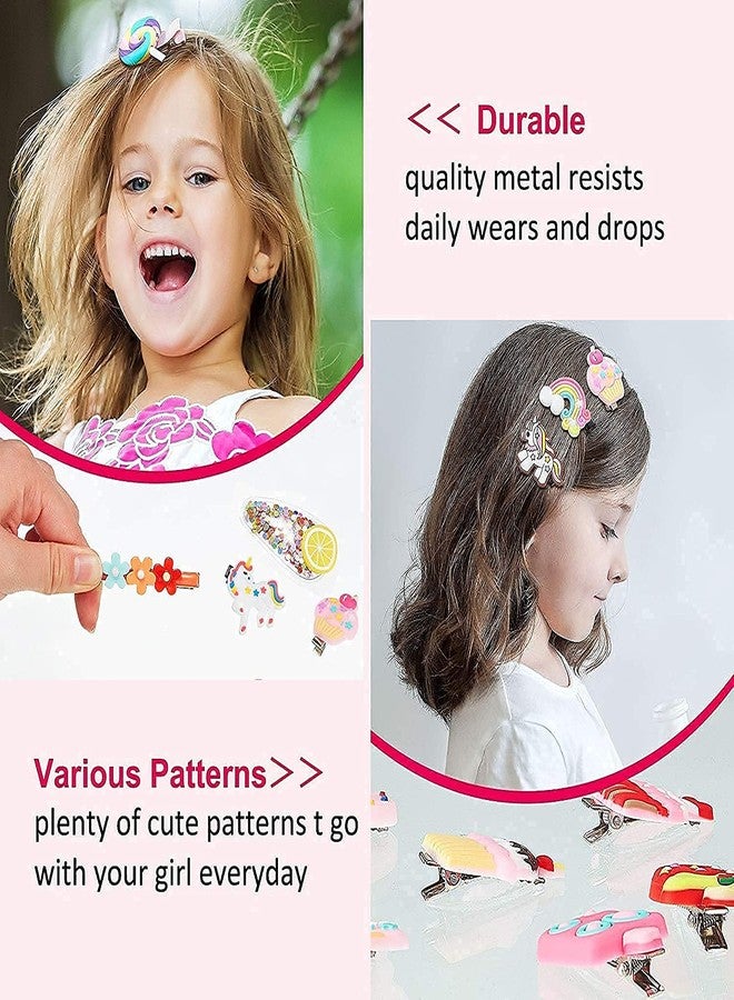 NEOBABY Hair Clips Set Rainbow Unicon Hairpin, Navratri Gift/Kanya Pujan Gift/Kanjak Gift Set/Best Return Gift Items Hair Accessories | Barrettes With Multi Design (Multicolour,Pack of 10 Pcs, Assorted) - Image 5
