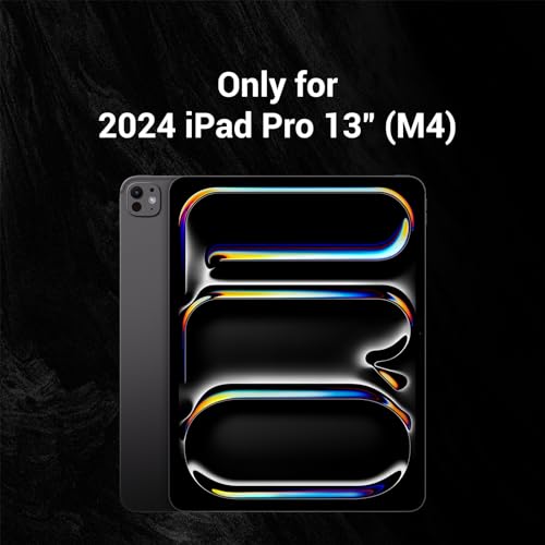 MAGEASY CoverBuddy for M5 & M4 iPad Pro 13" (2024-2025) - iPad Pro Case Compatible with Magic Keyboard for iPad Pro (M5 & M4), Enhanced Thickness & Heat Dissipation - New Black (Leather 5.05) - Image 2