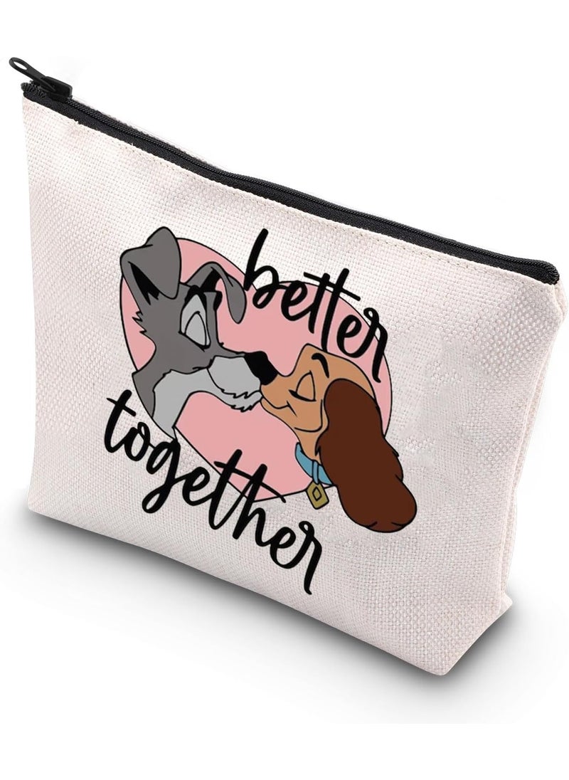 WCGXKO - WCGXKO Couple Gift Lady Tramp Inspired Merchandise Anniversary Wedding Gift Valentine’s Day Gift (better together) - Image 1
