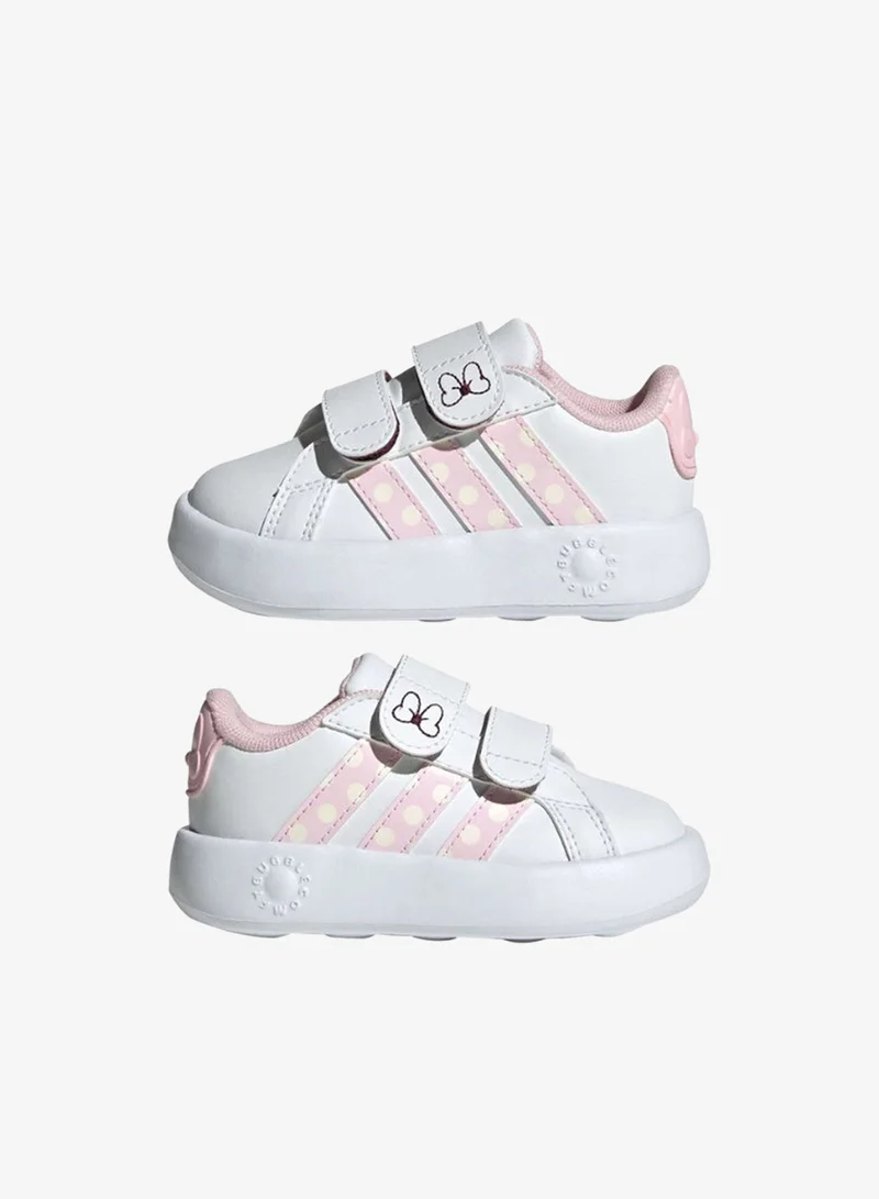 Adidas Grand Court Minnie Cf I U White Sportswear Shoes For Baby