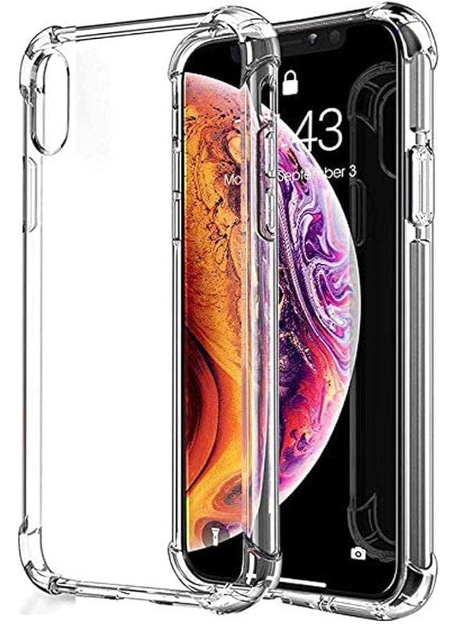 غطاء خلفي واقي للايفون اكس اس ماكس شفاف