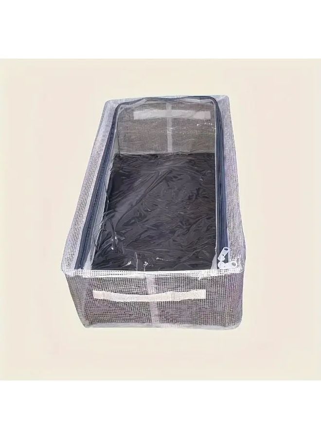 Upgraded 2 Pack Foldable Transparent Shoe Storage Box With Heavy Duty Steel Frame - Image 5