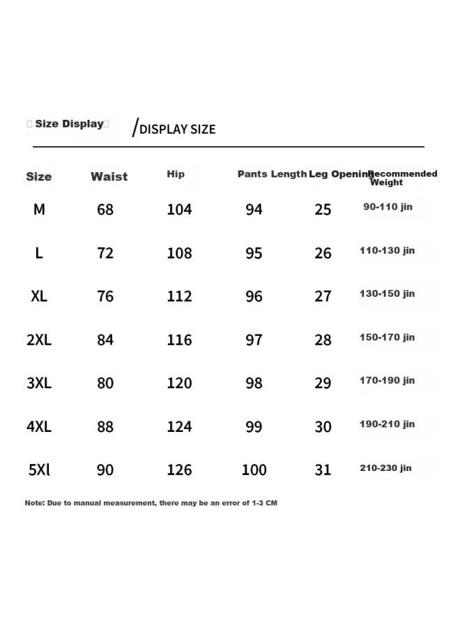 Homlean American Workwear Casual Pants Men Autumn Trendy Loose Jogger Trousers Hk20 Gray 5XL - Image 2