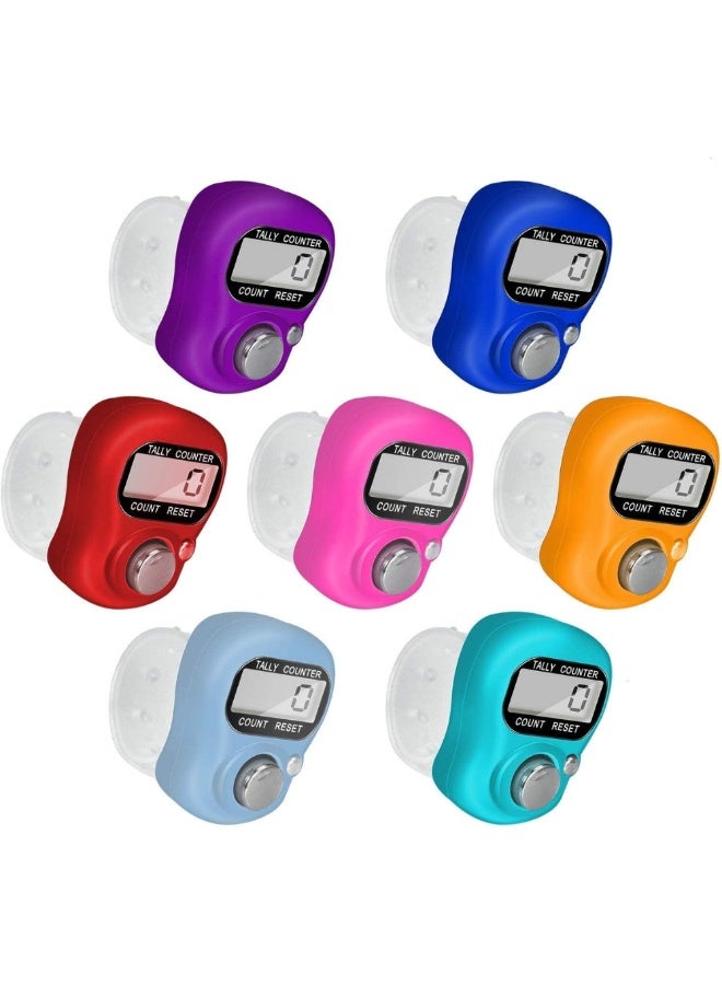 DAT Digital Finger Tally Counter with LED & Adjustable Strap – Electronic Tasbeeh/Zikr Clicker – Multipurpose Wrist Counter for Exercise, Meditation, Prayer – Assorted Colors - Image 2