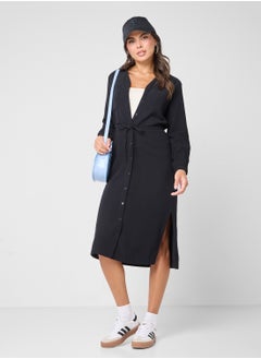ONLY Belted Shirt Dress  - Image 1