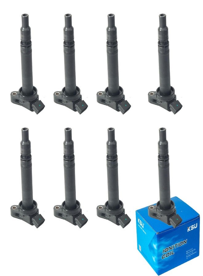 مجموعة ملفات الإشعال KSU متوافقة مع سيارات لكزس تندرا، سيكويا، لاند كروزر GX460، LS460، LX570، LS600H V8 سعة 4.6 لتر، 5.7 لتر، 5.0 لتر، US487، UF630 - Image 1