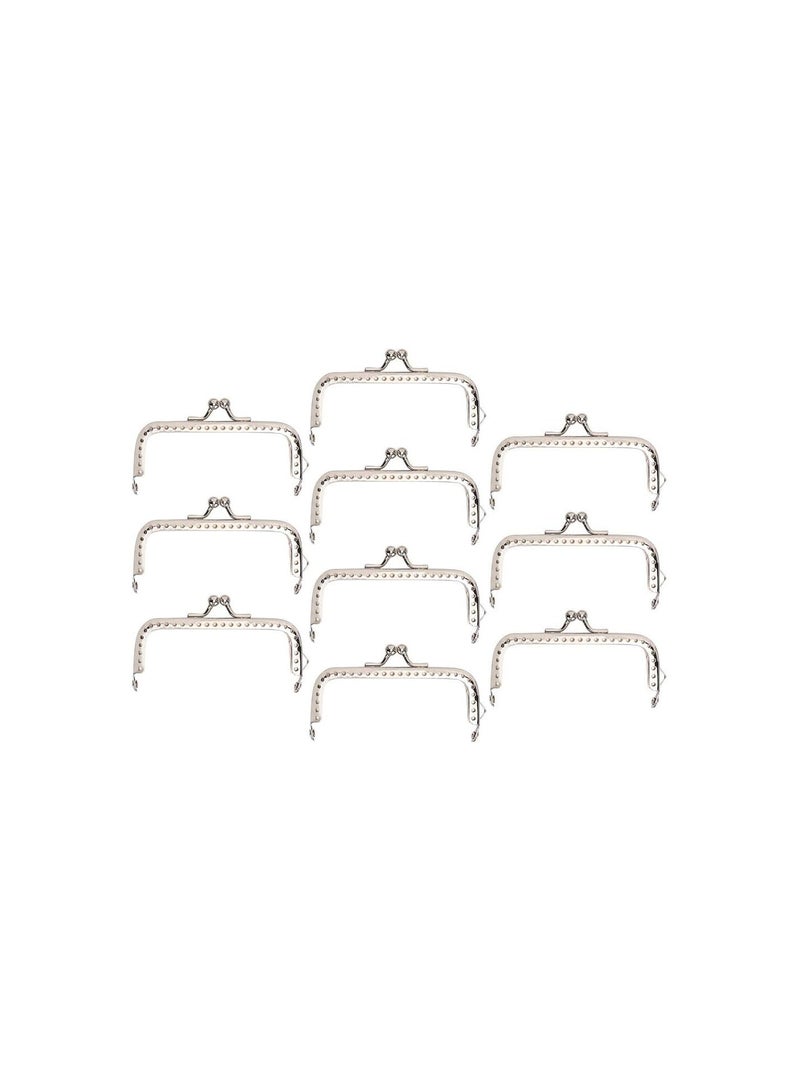 GGOOT Purse Frame Hardware, Simple Style 10pcs 8.5cm Square Metal Frame Purse Frames and Supplies, for Dinner Bags, Evening Bags Purse Bag Making  - Image 2