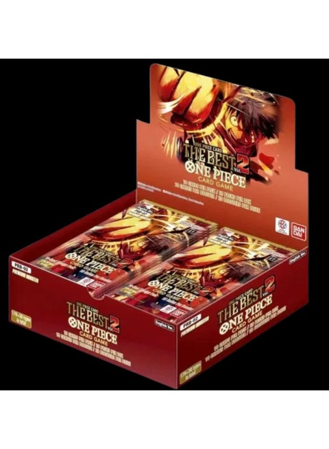 One Piece PRB-02 Premium Booster ONE PIECE CARD THE BEST Vol.2 (English) Booster  Box / Display | 20 Packs | Guaranteed SR+ Per Pack | Factory Sealed  |  Best Price Oman | Muscat, Seeb