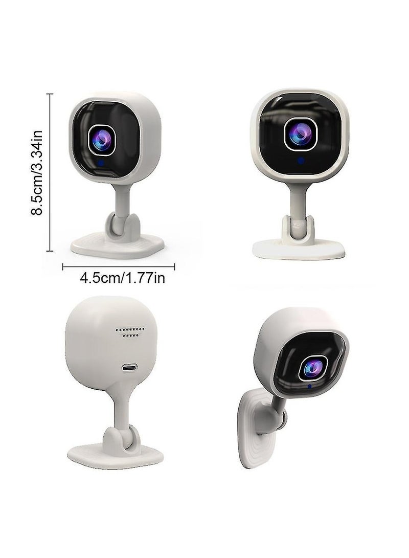 ارواق كاميرا واي فاي مربعة ذات اتجاهين صوت للرؤية الليلية 1080P كاميرا منزلية - Image 2
