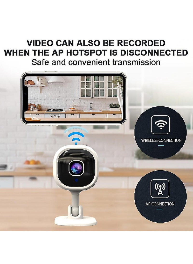 ارواق كاميرا واي فاي مربعة ذات اتجاهين صوت للرؤية الليلية 1080P كاميرا منزلية - Image 5