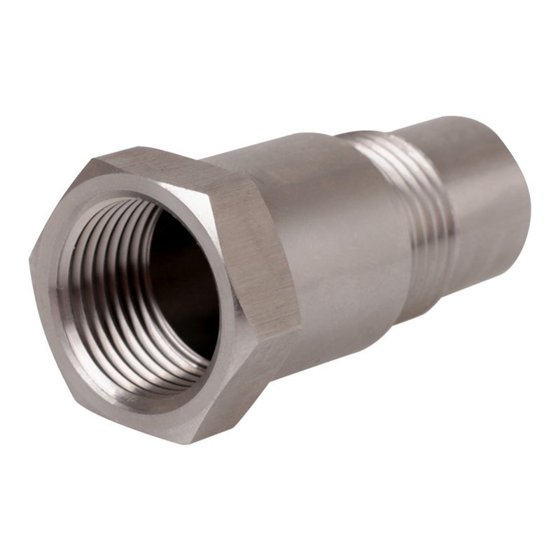 M18*1.5 Car O2 Oxygen Sensors Protective Plug Adapter Stainless Steel Engine Light Eliminator Adapter with Filter - Image 1