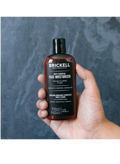 Brickell Men's Products Brickell Men's Daily Essential Face Moisturizer for Men, Natural and Organic Fast-Absorbing Face Lotion with Hyaluronic Acid, Green Tea, and Jojoba, 4 Ounce, Scented  - Image 4