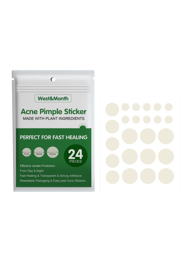 WEST MONTH u0026 Month Liquid Absorbent Pox Patch Invisible Makeup Artificial Skin Care Essential Oil Waterproof Concealer Breathable Pox Patch - Image 5