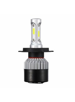 NIBEMINENT S2 H4 22W LED Silver Black COB Integrated Car Headlights 