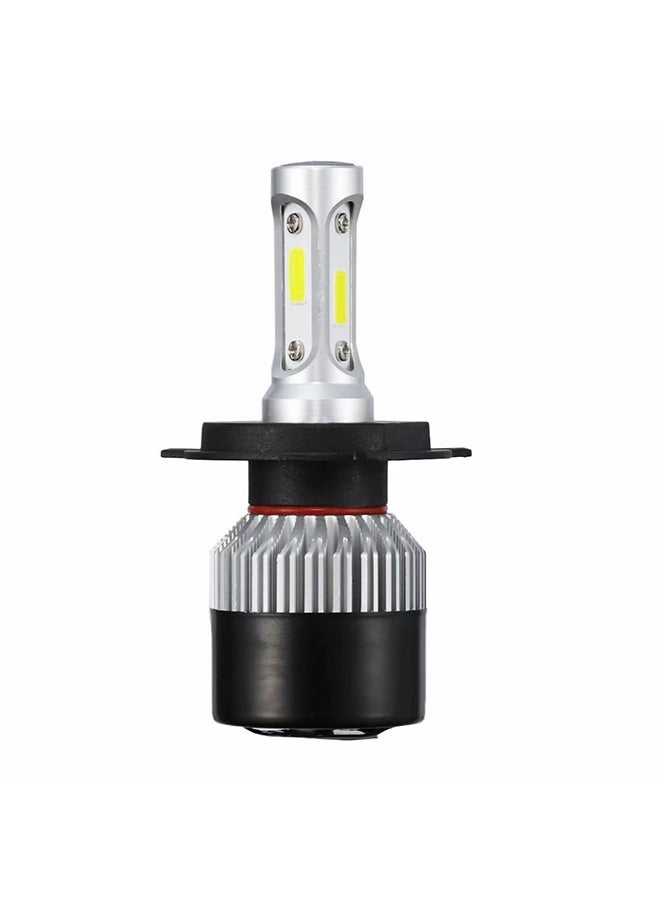 NIBEMINENT S2 H4 22W LED Silver Black COB Integrated Car Headlights
