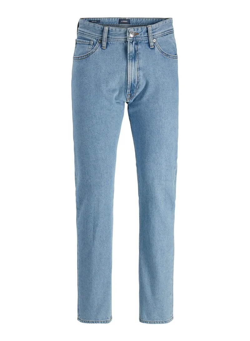 JJ Rebel Jrebryan Jjcraft Stright Fit Light Wash Jeans