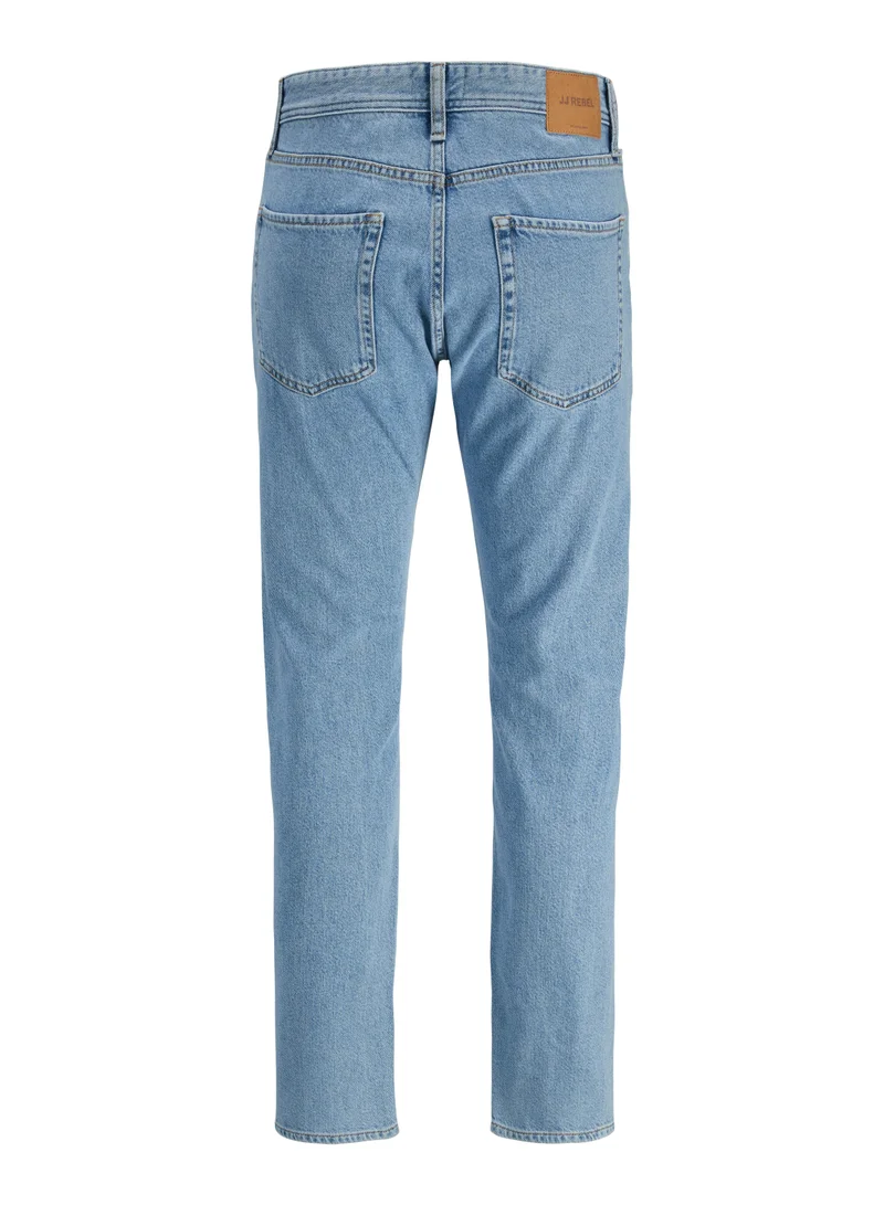 JJ Rebel Jrebryan Jjcraft Stright Fit Light Wash Jeans