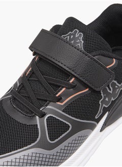 Kappa Boys' Logo Print Sports Shoes With Hook And Loop Closure  - Image 4