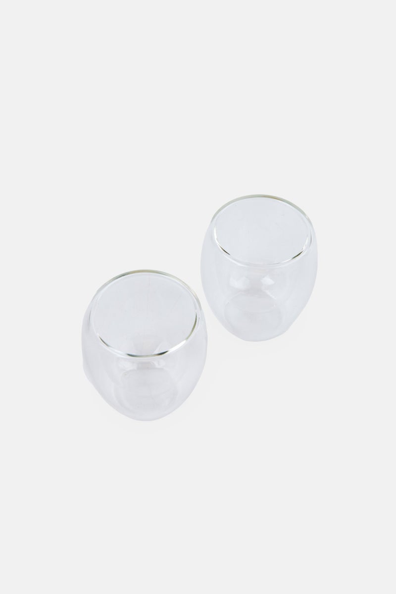 Bombay 2Pcs Double Wall Insulated Glass Espresso Shots 80ml, Transparent - Image 3