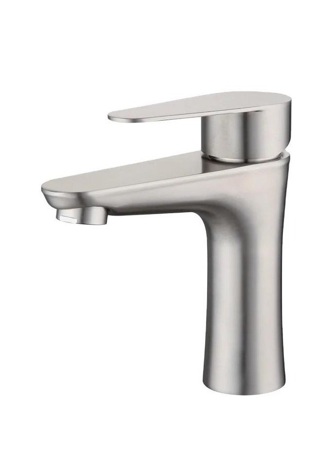 Wash Basin Mixer Faucet,Bathroom Basin Faucet,Water Mixer Kitchen Hot and Cold Water, Single Tap for Sink, Bathroom Sink Faucets with Included Hoses