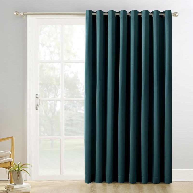 Sun Zero Easton Extra-Wide Blackout Grommet Sliding Patio Door Curtain Panel 100.00" x 84.00" - Image 1