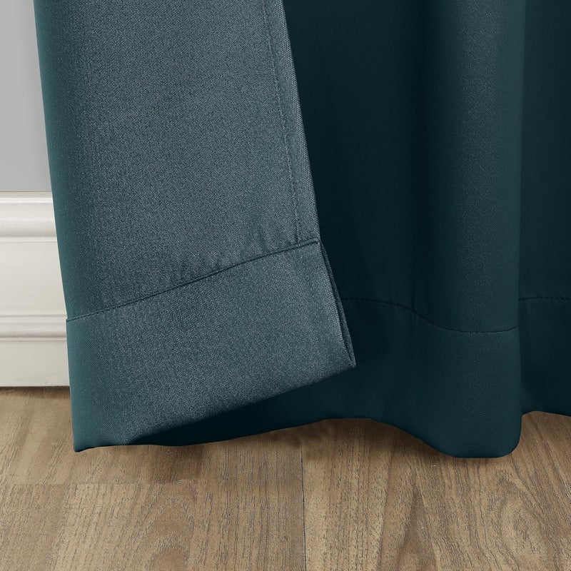 Sun Zero Easton Extra-Wide Blackout Grommet Sliding Patio Door Curtain Panel 100.00" x 84.00" - Image 4