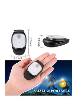 Generic Running Lights, 2-Pack Runners Reflective Safety Lights Gear, USB Rechargeable LED Clip-On with and Joggers for Camping Hiking Outdoor Adventures  - Image 3
