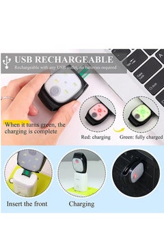 Generic Running Lights, 2-Pack Runners Reflective Safety Lights Gear, USB Rechargeable LED Clip-On with and Joggers for Camping Hiking Outdoor Adventures  - Image 2