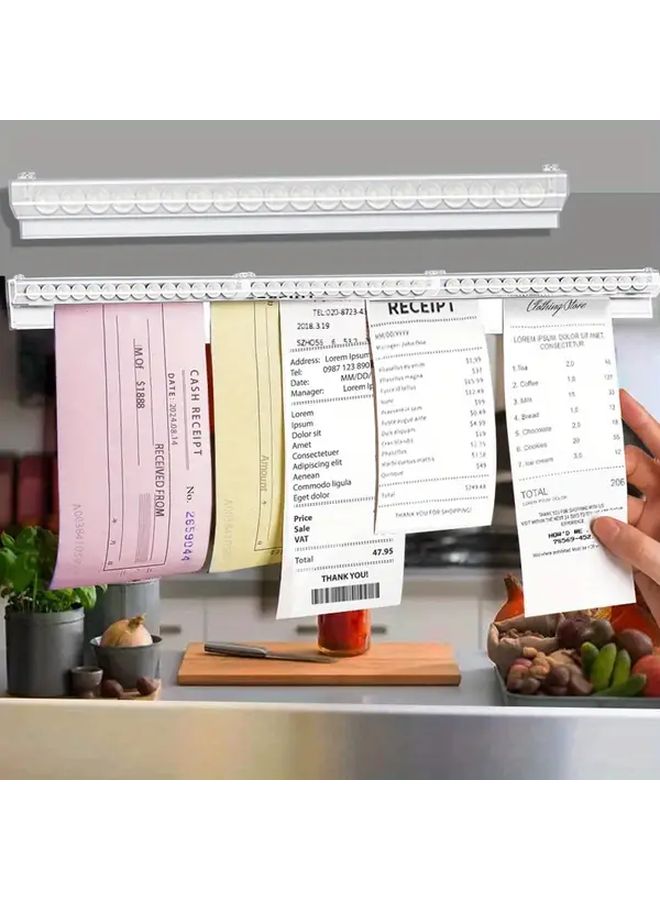 47 24 Inch Single Clip Receipt Holder Kitchen Restaurant Takeout Ticket Fixer Tool - Image 1