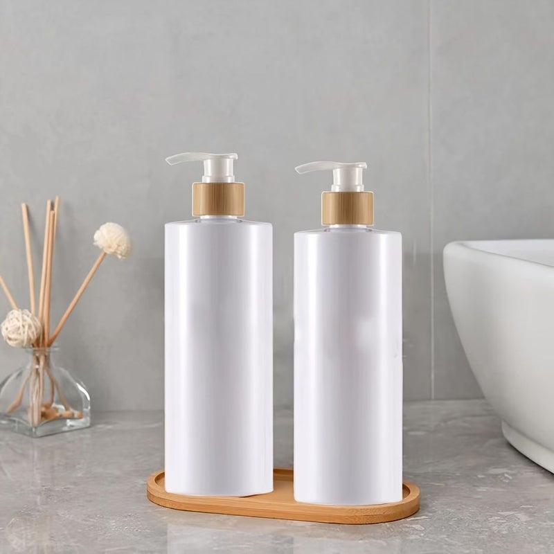 3Pcs Clear Empty Lotion Pump Bottles 300ml 10oz Perfect Travel Shampoo Shower Gel Dispenser Containers Portable Squeeze Bottle For Toiletries - Image 3