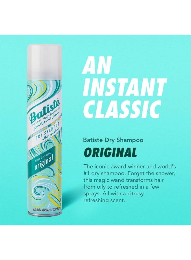 Batiste Dry Shampoo Original 200 ML - Image 1