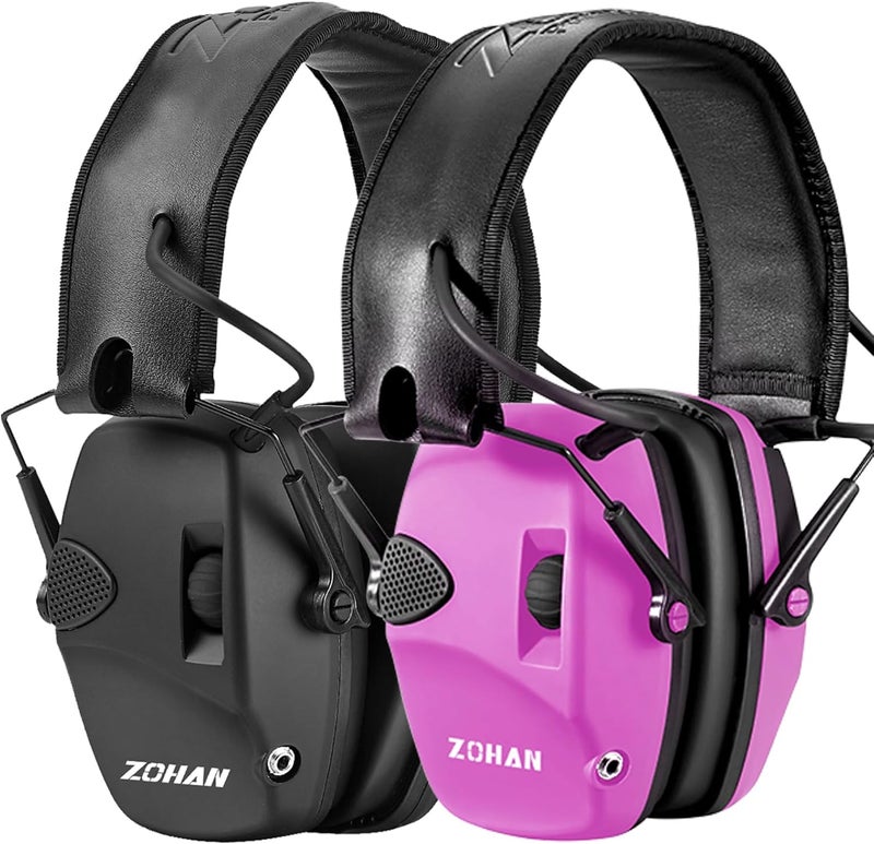 Zohan EM054 Electronic Ear Protection for Shooting Range with Sound Amplification Noise Reduction, Ear Muffs for Gun Range - Image 1