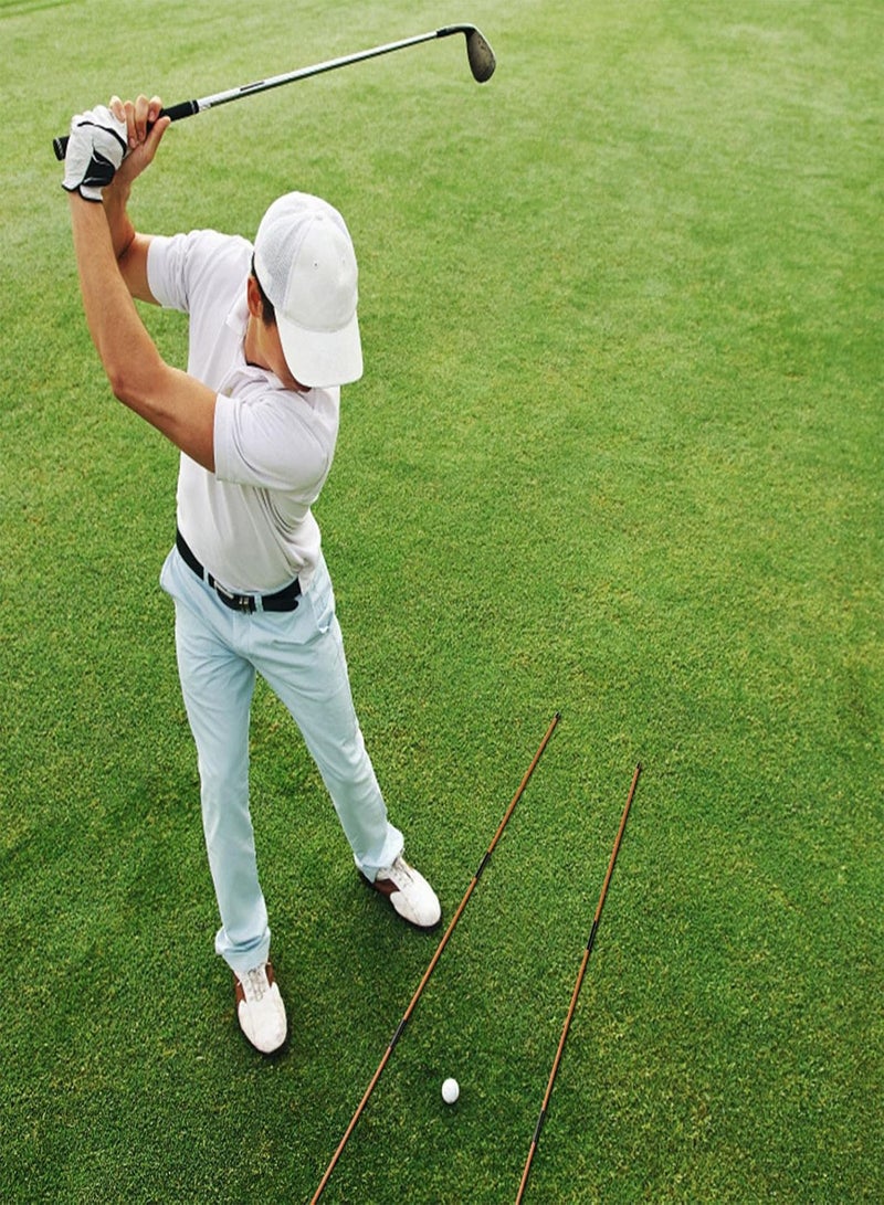 GGOOT Collapsible Golf Practice Rods,Collapsible Golf Practice Rods | Golf Alignment Rods for Improved Rhythm, Flexibility, Balance, Tempo, and Strength  - Image 2