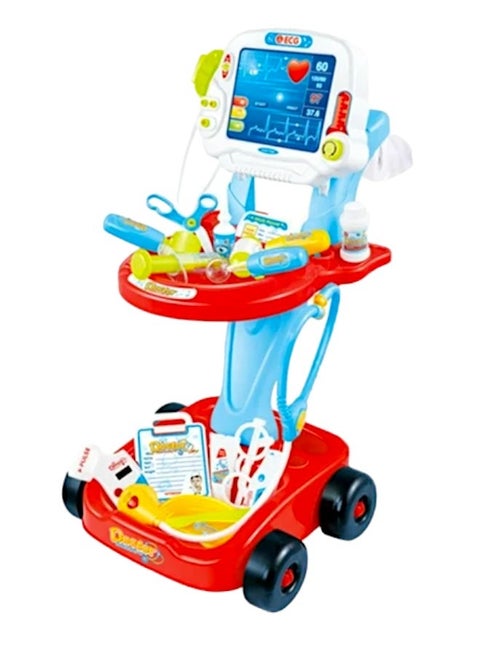 مجموعة ألعاب السماعة الطبية للطبيب مقاس 58 × 41 × 32 سم