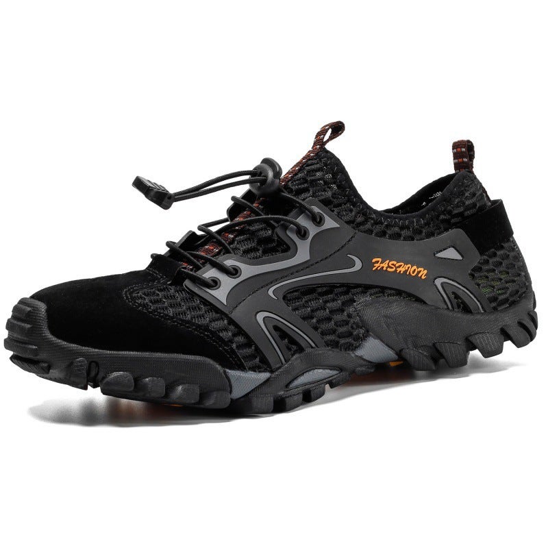 Cross-Border 2020 Summer New Men's Mesh Breathable Outdoor Tracing Shoes Walking Wading Men's Shoes Large Size 9321 - Image 3