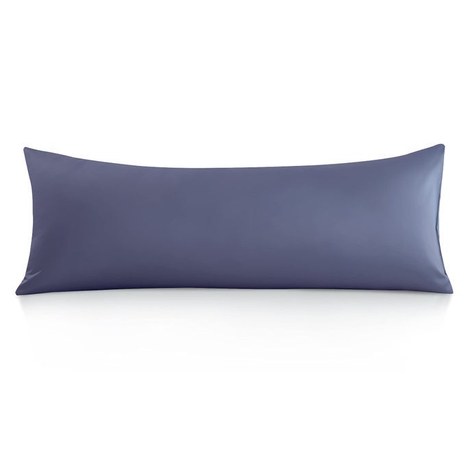 100 COTTON BODY PILLOWCASE 800 THREAD COUNT21X54 MOISTURE ABSORBENT AND BREATHABLE PREMIUM HOTEL BODY PILLOW COVER FOR ALL SEASONS STEEL BLUE