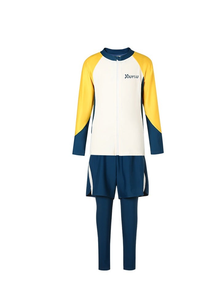 Children's One-Piece Exercise Beach Suit Swimsuit  - Image 1