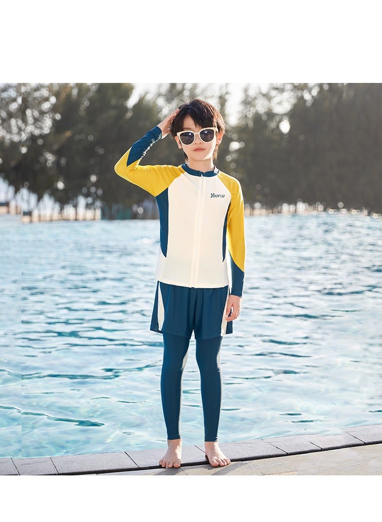 Children's One-Piece Exercise Beach Suit Swimsuit  - Image 2